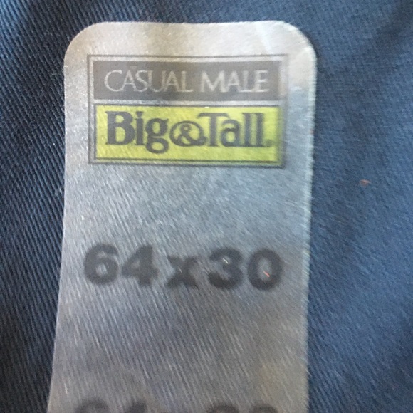 Harbor Bay Big Man Pleated Blue Pants 64 X 30. Worn a couple of times, like new - Picture 2 of 5